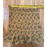 Almost Famous  boho ruffle mustard color 2pc skirt set size‎ large Photo 1