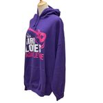 Gildan  This Girl Love Adam Levine Hooded Sweatshirt Size 3XL Purple‎ Rock Photo 2