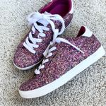 Kate Spade Ace Sparkling Glitter Sneakers Pink Multi Like New Low top Size 8.5 Photo 0