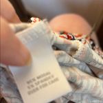 Relativity  Abstract Orange and Black Top xl Photo 5