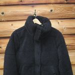 NWT Womens S13 SAM Faux Sherpa Black Coat Jacket Size L Photo 5