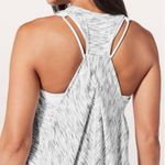 Lululemon Essential Tank Space Dye Black White Size 6 Photo 2