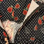 Hot Topic  Y2K Fit & Flare Dress - Iconic Skull Roses Rare Goth Pin Up Girl Sz L Photo 7