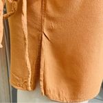 Honey Belle  Women’s Orange Ruffle Short Sleeve Blouse‎ Open Shoulder Size S Photo 2