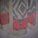 Pink republic VS PINK L Hot Coral Aztek Gray Cardigan Sweater Photo 4