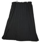 Plus Sz Midi Skirt Black A Photo 5