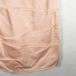 Antonio Melani  Sz 8 Dress Shift Peach Orange Pleated Lined V Neck Sleeveless 713 Photo 9