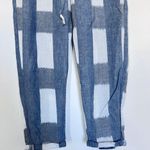 Current/Elliott Current Elliott Women's The Drawstring Lounge Trouser Tokyo Revival Cotton Linen Photo 4