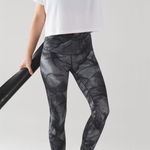 Lululemon Wunder Under Pant Legging Hi-Rise Midnight Tulle Multi Black Size 6 Photo 0