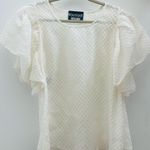 Boutique  Moschino Puff Sleeve Sheer Top Photo 0