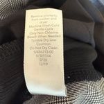 Athleta  Brooklyn Plaid Ankle Pant Womens 4T Tall Black White Athleisure Travel Photo 5