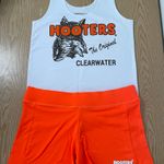 Hooters New  girl Uniform tank and shorts Outfit size Large  Photo 0