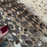 Y2K Eva Blue Asymmetrical Fairycore Sequin Dress Size 10 Brown Size M Photo 8