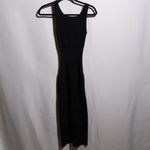 Shape Fx Black Bodycon Ribbed Tank Dress Ballerina Core Silk Blend Stretch S‎ Photo 1
