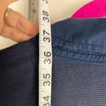 Holding Horses  Anthro Blue Button Down Shirt Long Sleeve Tunic Top Ladies Sz L Photo 4