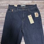 Levi's 512 Dark Wash Perfectly Slimming Straight Leg High Rise Jeans 12 M 31 New Photo 1
