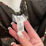 Loft Halter Dress Vintage Y2K with Paisley Floral Print Brown Red Cream Photo 3