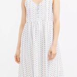 Loft Spaghetti Strap Swiss Dot MIDI Dress Photo 0