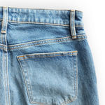 Loft  Curvy High Waisted Straight Crop Jeans Mid Wash 26 Photo 5