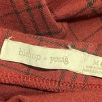 Bishop and Young Ellie Burgundy & Black Plaid Mini Dress Photo 8