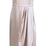 XScape  Satin Sleeveless Tulip Long Column Evening Gown Pink Size 8 Formal Dress Photo 0