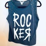 Self Esteem Vintage Y2K Rocker Tank Top Studded Sleeveless Casual Top Large Photo 0