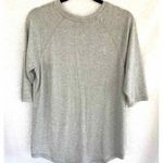 NFL Team Apparel New England Patriots Beaded Short Sleeve Gray Shirt Photo 4