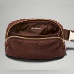 Lululemon NWT  Fleece Everywhere Belt Bag 1L Brown With Gold Hardware Photo 3