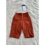 Nike One High-Waisted 8" Biker Shorts With Pockets Burnt Sunrise Size XS Photo 2