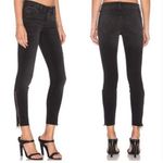 Mother Looker Zip Fray Jeans in Wait Until Dark Goth Gothic Photo 1