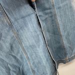 Eddie Bauer  denim midi skirt front button 100% cotton EUC 8 jean jeans a-line Photo 3