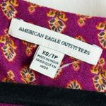 American Eagle Outfitters XS Boho Floral Kimono Sleeve Dress Burgundy Tie Waste Photo 6