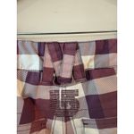Burton  Stow Cargo Pant Womens 28W Purple White Plaid Snowboard Waterproof Pants Photo 7