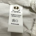 Ramy Brook  Liv Top Women's Medium White Slit Bishop Sleeve Elastic Waist NWOT Photo 8