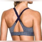 Under Armour  Women’s‎ S Gray/Blk Pattern Eclipse StudioLux Mid-Impact Sports Bra Photo 1