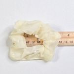 Ivory Cream Dot Accessories Scrunchie Hair Tie Hair Band Elastic Stretch SB2 Photo 1