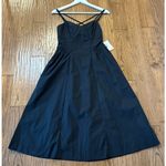 A New Day NWT black corset Aline cross back dress size small Photo 2