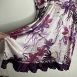 Gilligan & O’Malley Purple Satin Mini Nightgown Dress Size Large Photo 11