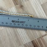 Seiko Ladies Luxury Watch Two-Tone Bracelet Black Rectangular Dial Gold Markers Photo 14