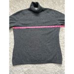 Apt. 9  Medium 100% Cashmere Turtleneck Sweater Gray Quiet Luxury Minimalist Women Photo 3