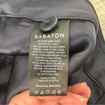 Babaton Aritzia Navy Satin Dress Pants Straight Leg Pleated Office Party Sz 8 Photo 12