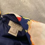 J.Crew  Sleeveless Fit & Flare Pleated Skirt Mini Dress Navy Blue Floral Size 6 Photo 8