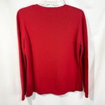 Studio Joy Medium‎ Sweater Red Snowman Holiday Ugly Christmas Cardigan 699 Photo 1