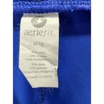 Aerie  Fit Workout Tights Womens XL Blue Zip Ankle High Rise Compression Pants Photo 11