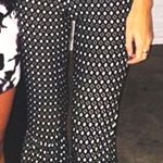 High Waisted Fit And Flare Patterned Print Pants Multiple Size M Photo 0