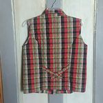 Christopher & Banks  Quilted Plaid Vest Photo 3