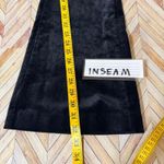 Anthropologie Velvet Flare Pants Black Side Zip Bootcut Women 4 Indie Goth Boho Photo 8