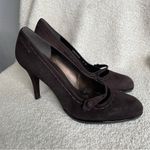Stuart Weitzman  Brown Suede‎ Mary Jane Pump Women’s 8M Photo 1