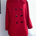 Jessica London  Red Wool Coat 14 Photo 0