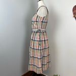Gal Meets Glam  Peyton Linen Blend Plaid Dress Sz 0 Photo 8